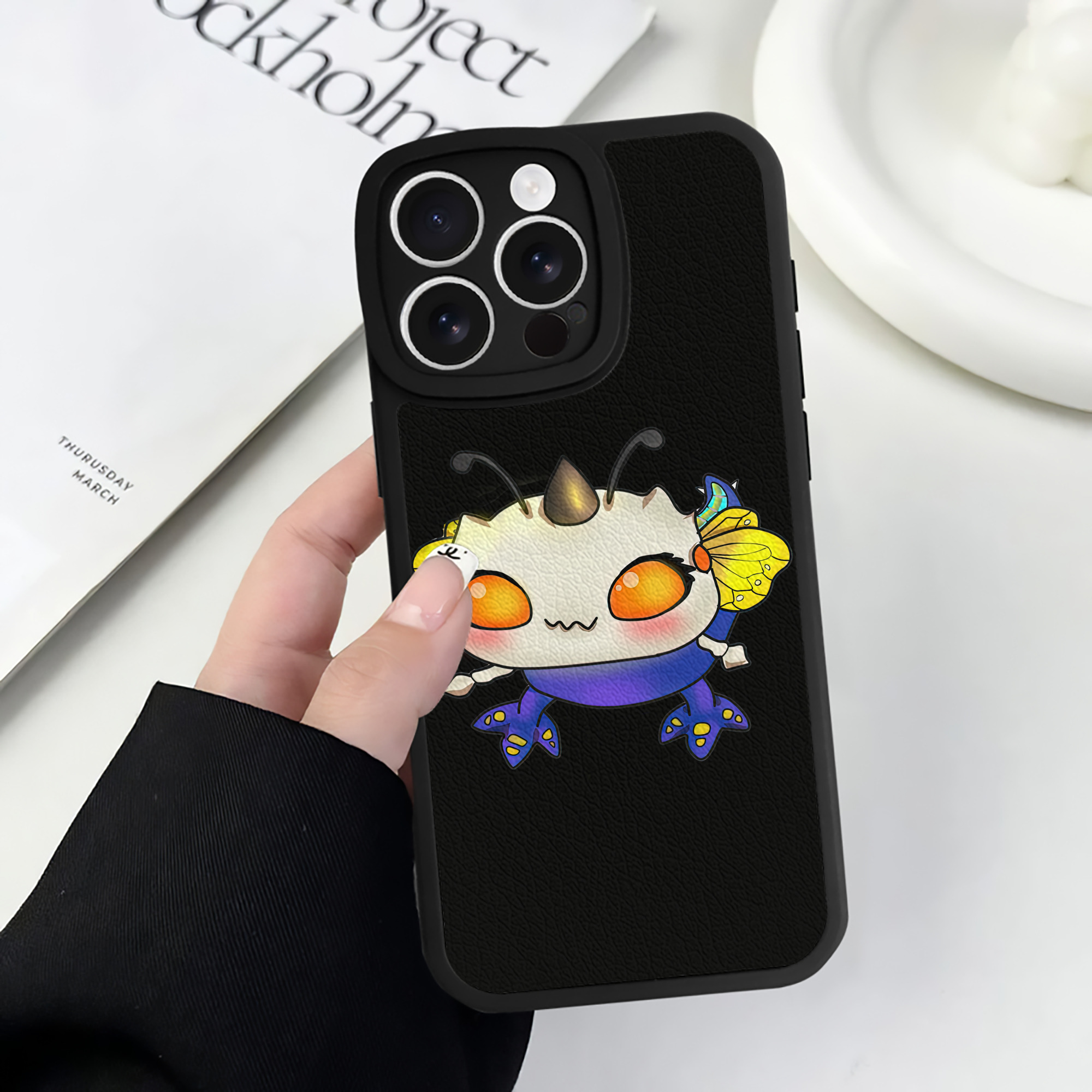 （画像用） リーグ・オブ・レジェンド League of Legends LOL 【iPhone 16シリーズ対応】シリコンスマホケース（レザー調） 材質：シリコン